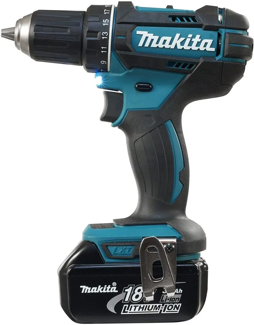 Аккумуляторная дрель-шуроповерт Makita DDF482RFE (Blue/Black)