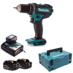 Masina de gaurit si insurubat cu acumulator Makita DDF482RFE (Blue/Black)