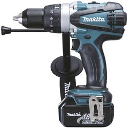 Masina de gaurit si insurubat cu percutie Makita DHP458RFJ (Blue/Black) Thumb