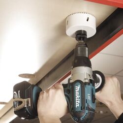 Masina de gaurit si insurubat cu percutie Makita DHP458RFJ (Blue/Black) Thumb