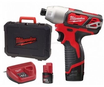 Шуруповерт аккумуляторный ударный Milwaukee M12 BID-202C