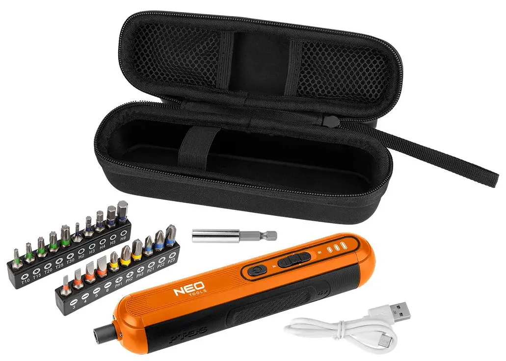 Аккумуляторная отвёртка Neo Tools 04-199