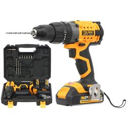 Masina de gaurit si insurubat cu impact si acumulator Tolsen 87215 Thumb