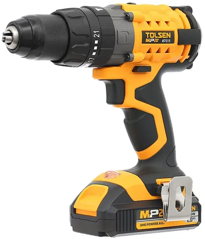 Masina de gaurit si insurubat cu impact si acumulator Tolsen 87215