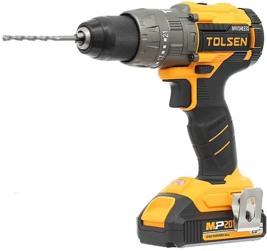 Аккумуляторная ударная дрель-шуруповерт Tolsen 87254