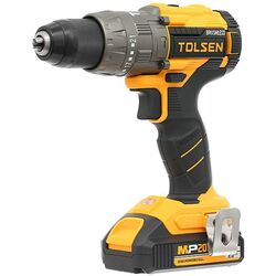 Masina de gaurit si insurubat cu impact si acumulator Tolsen 87254