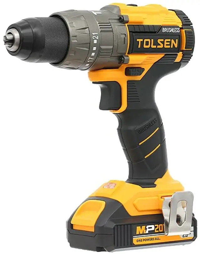 Аккумуляторная ударная дрель-шуруповерт Tolsen 87254