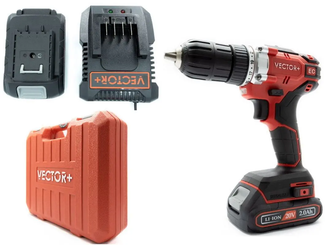 Шуруповерт аккумуляторный Vector+ VEB2020