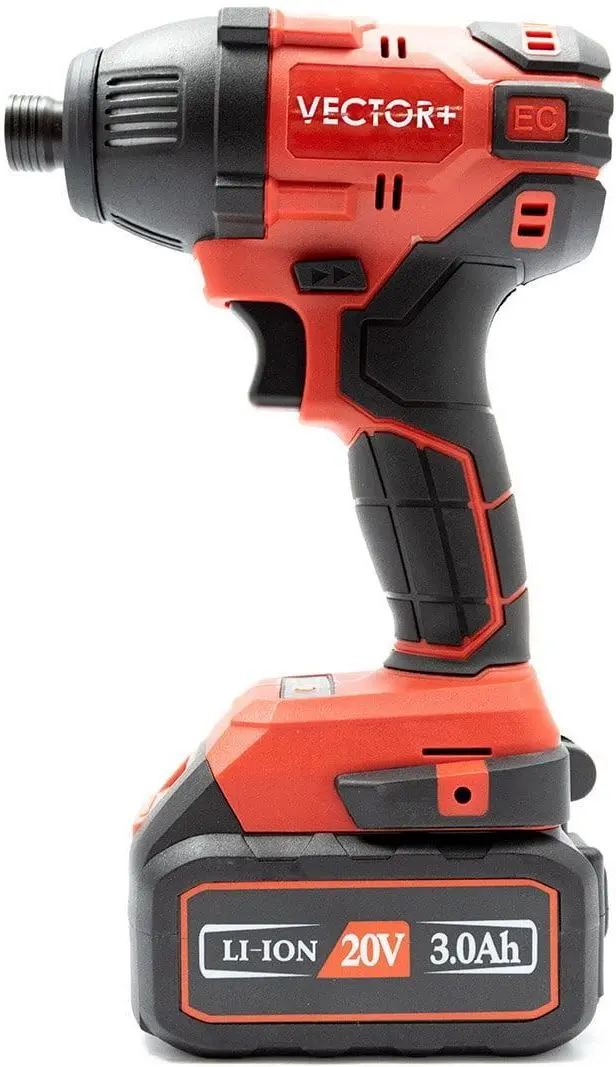 Шуруповёрт ударный Vector+ VEB2030 (Red/Black)