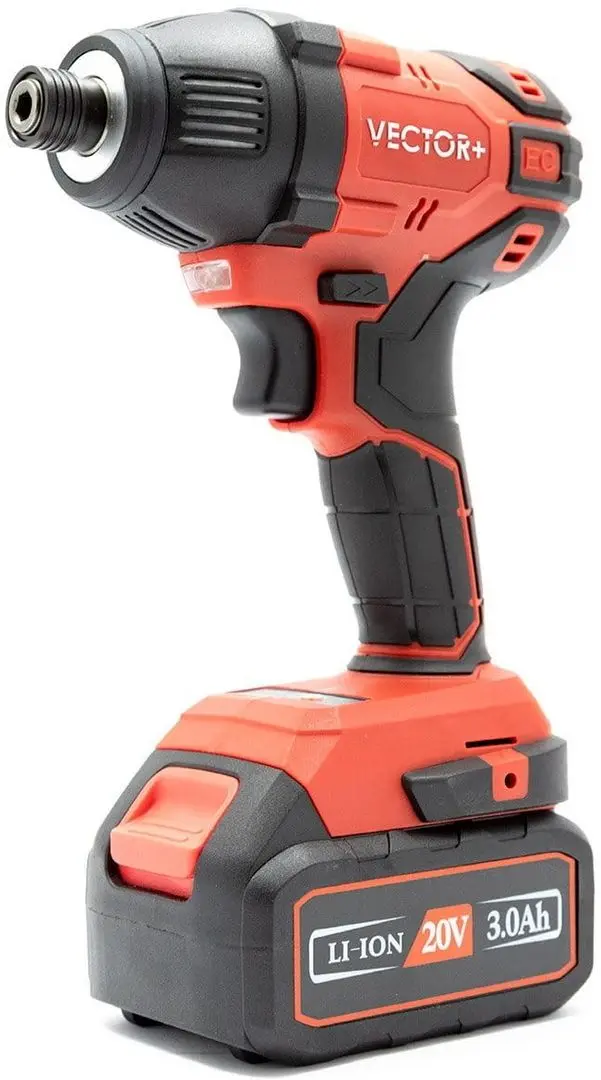 Шуруповёрт ударный Vector+ VEB2030 (Red/Black)