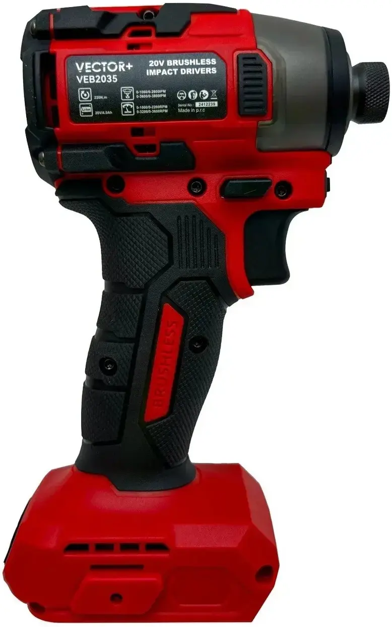 Masina de insurubat cu impact Vector+ VEB2035-1 (Red/Black)