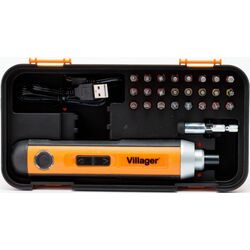 Отвёртка аккумуляторная + набор бит Villager VLN SDL 5.0V Set Thumb