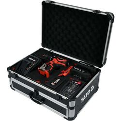 Masina de gaurit si insurubat cu acumulator si percutie Yato YT-44250 Kit Thumb
