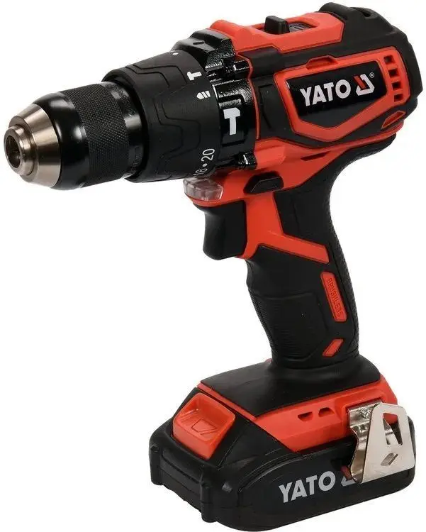 Masina de gaurit si insurubat cu acumulator si percutie Yato YT-44250 Kit