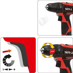 Masina de gaurit si insurubat cu acumulator Yato YT-82901 Kit Thumb