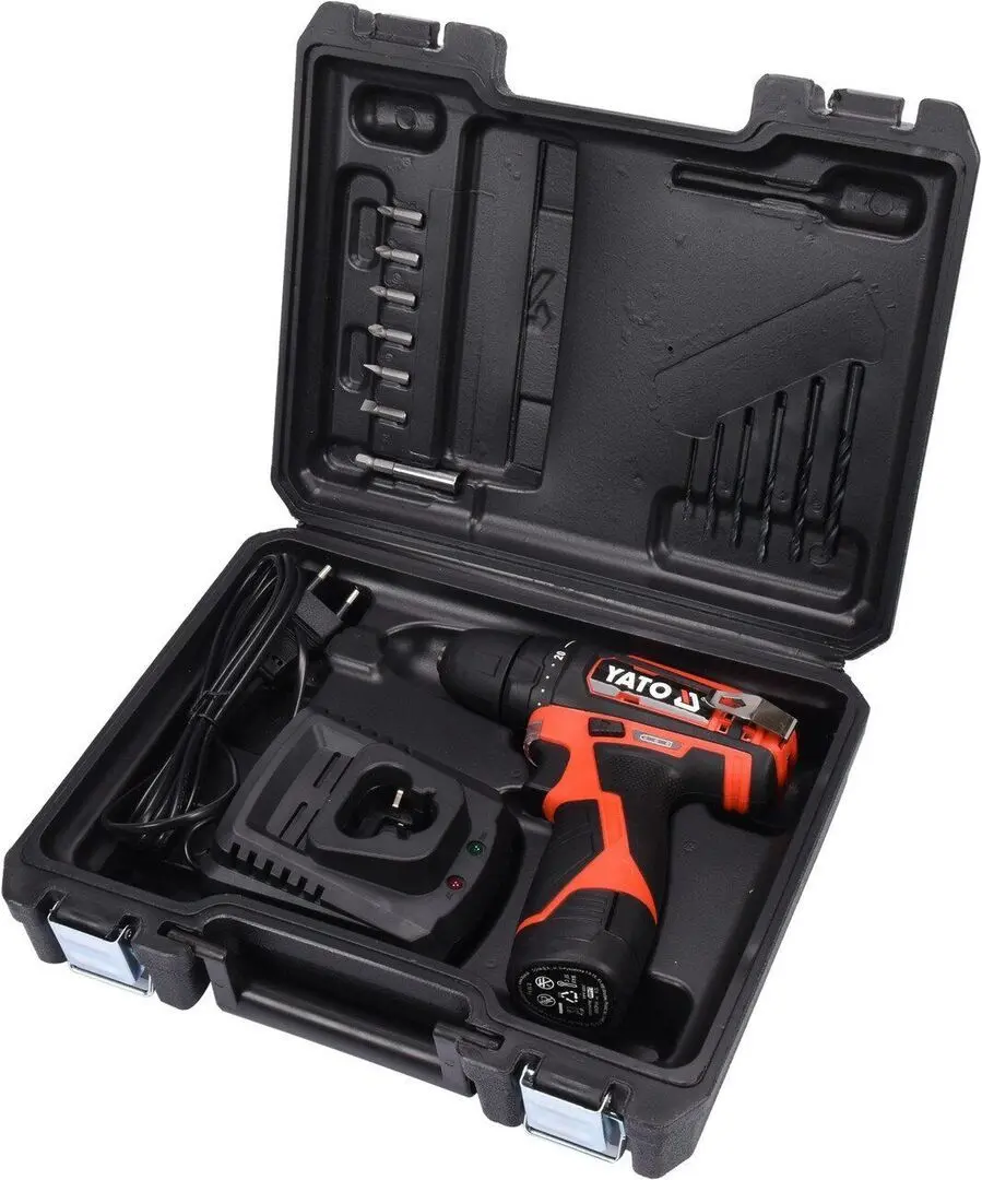 Masina de gaurit si insurubat cu acumulator Yato YT-82901 Kit