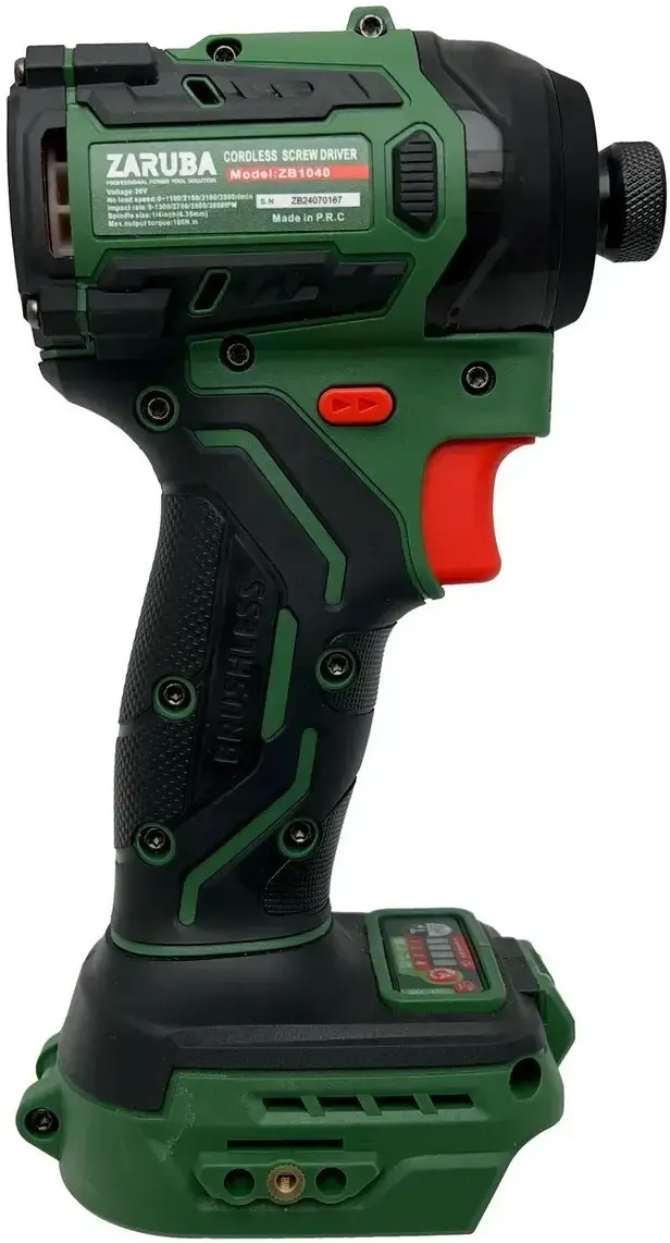 Аккумуляторный ударный шуруповерт Zaruba ZB1020 (Green/Black)