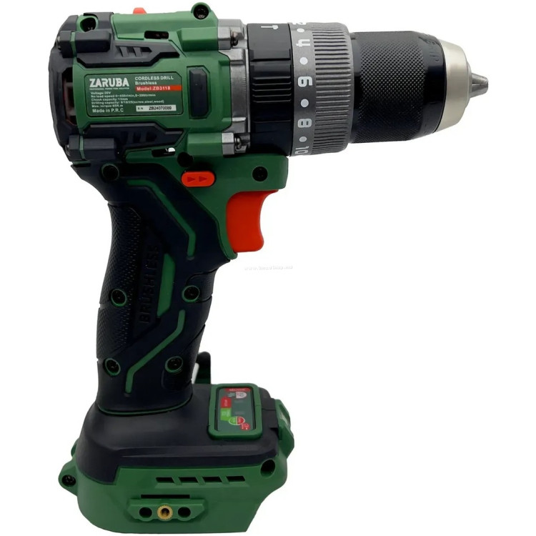 Аккумуляторный ударный шуруповерт Zaruba ZB3118 (Green/Black)