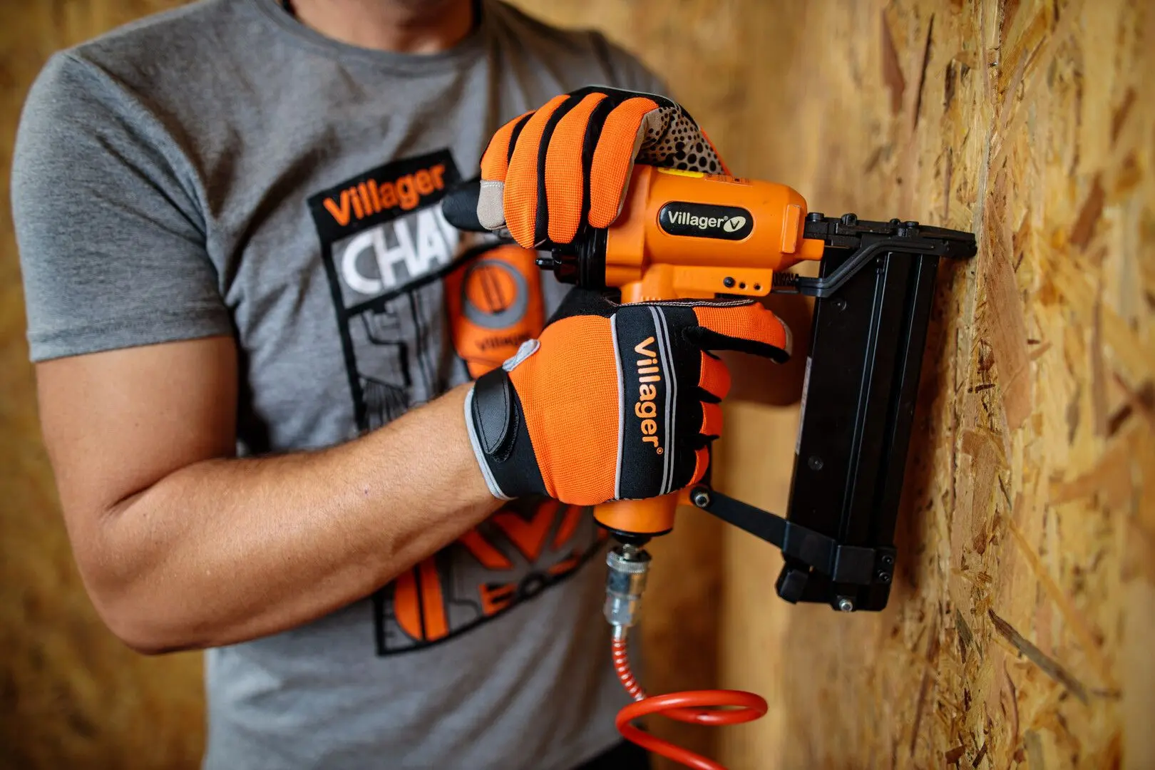 Степлер пневматический Villager VAT 50/9040