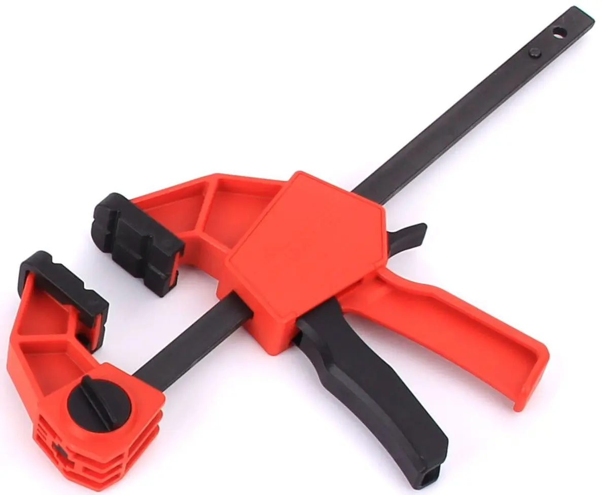 Clema pentru timplarie Kraft&Dele KD10707 (Red/Black)