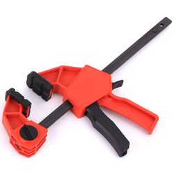 Clema pentru timplarie Kraft&Dele KD10708 (Red/Black)