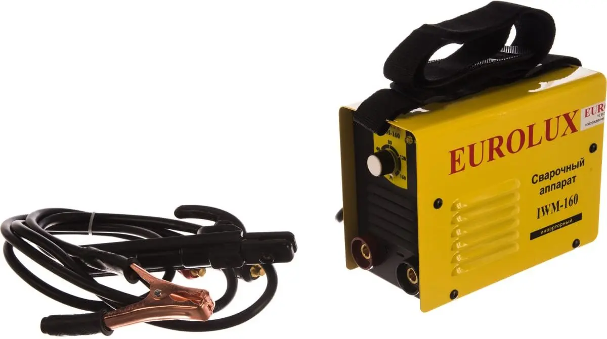Aparat de sudat cu invertor Eurolux IWM-160 (Yellow/Black)