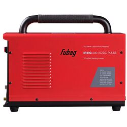 Aparat de sudat cu invertor Fubag Irtig 200 AC/DC Pulse