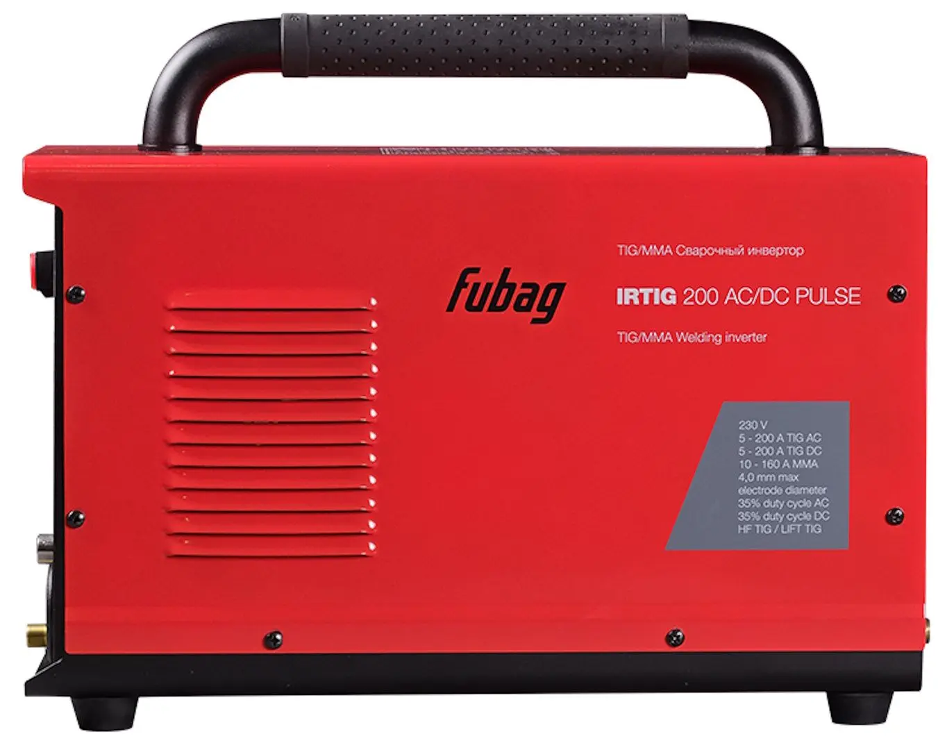 Aparat de sudat cu invertor Fubag Irtig 200 AC/DC Pulse