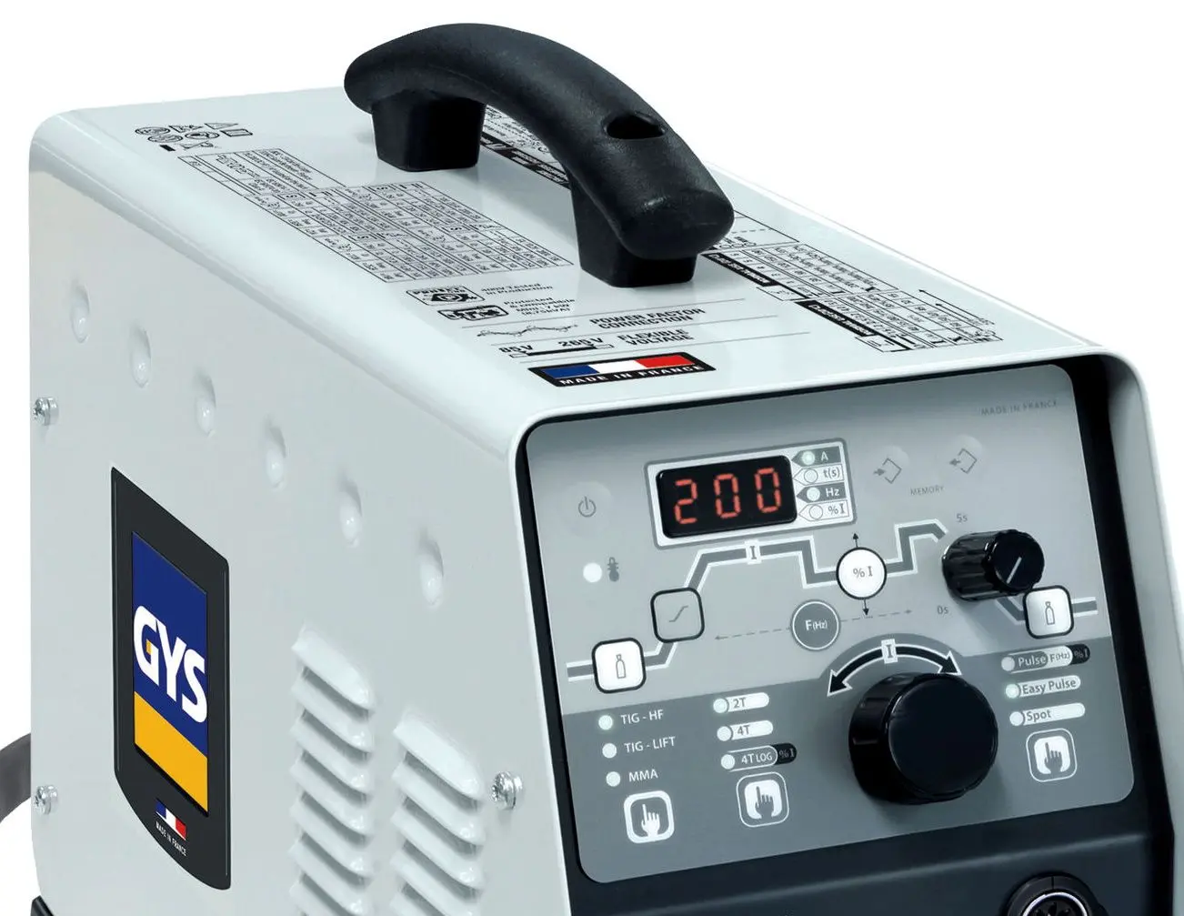 Aparat de sudat cu invertor Gys Gysmi TIG 200 DC HF FV - 2