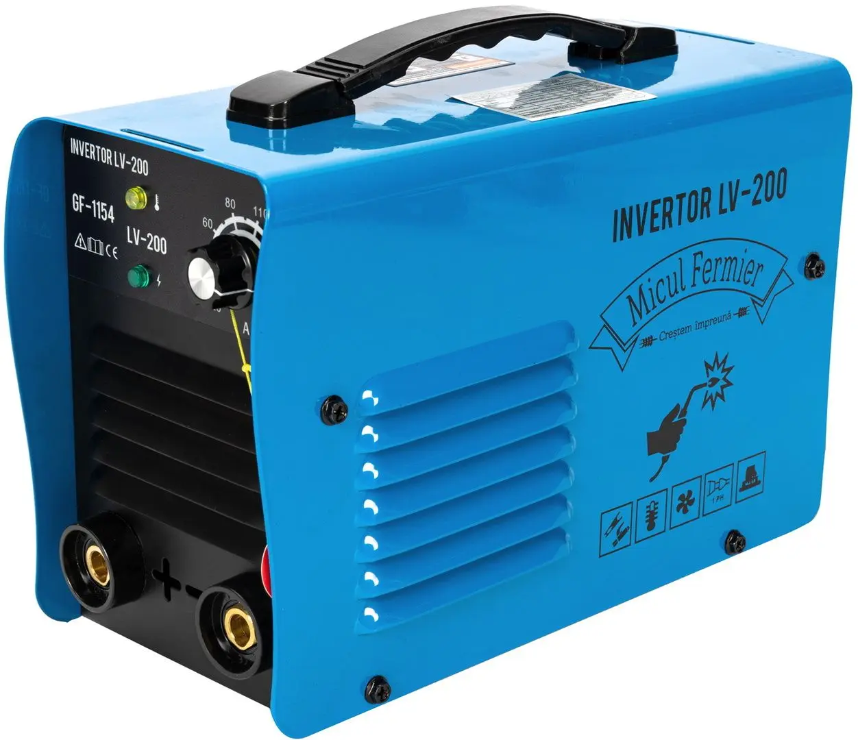 Aparat de sudat cu invertor Micul Fermier LV-200 (Blue)