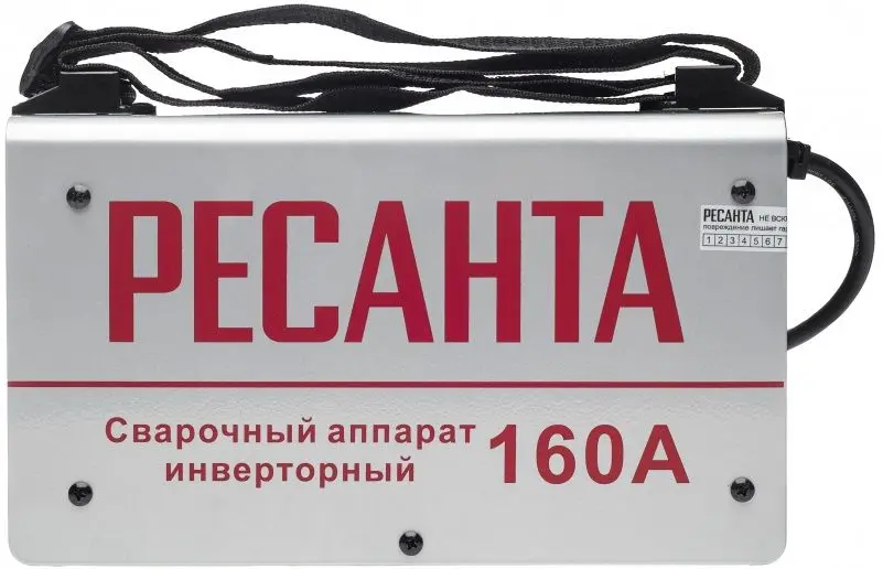 Aparat de sudat cu invertor Resanta САИ 160 (Black/Grey)