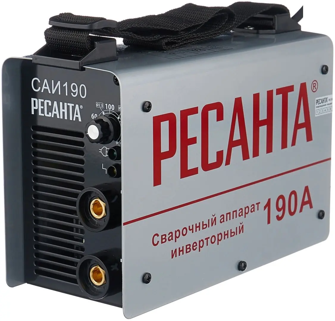 Инверторный сварочный аппарат Resanta САИ-190 (Black/Grey)