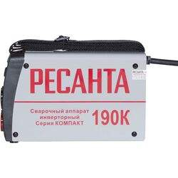 Инверторный сварочный аппарат Resanta САИ 190K (Black/Grey) Thumb