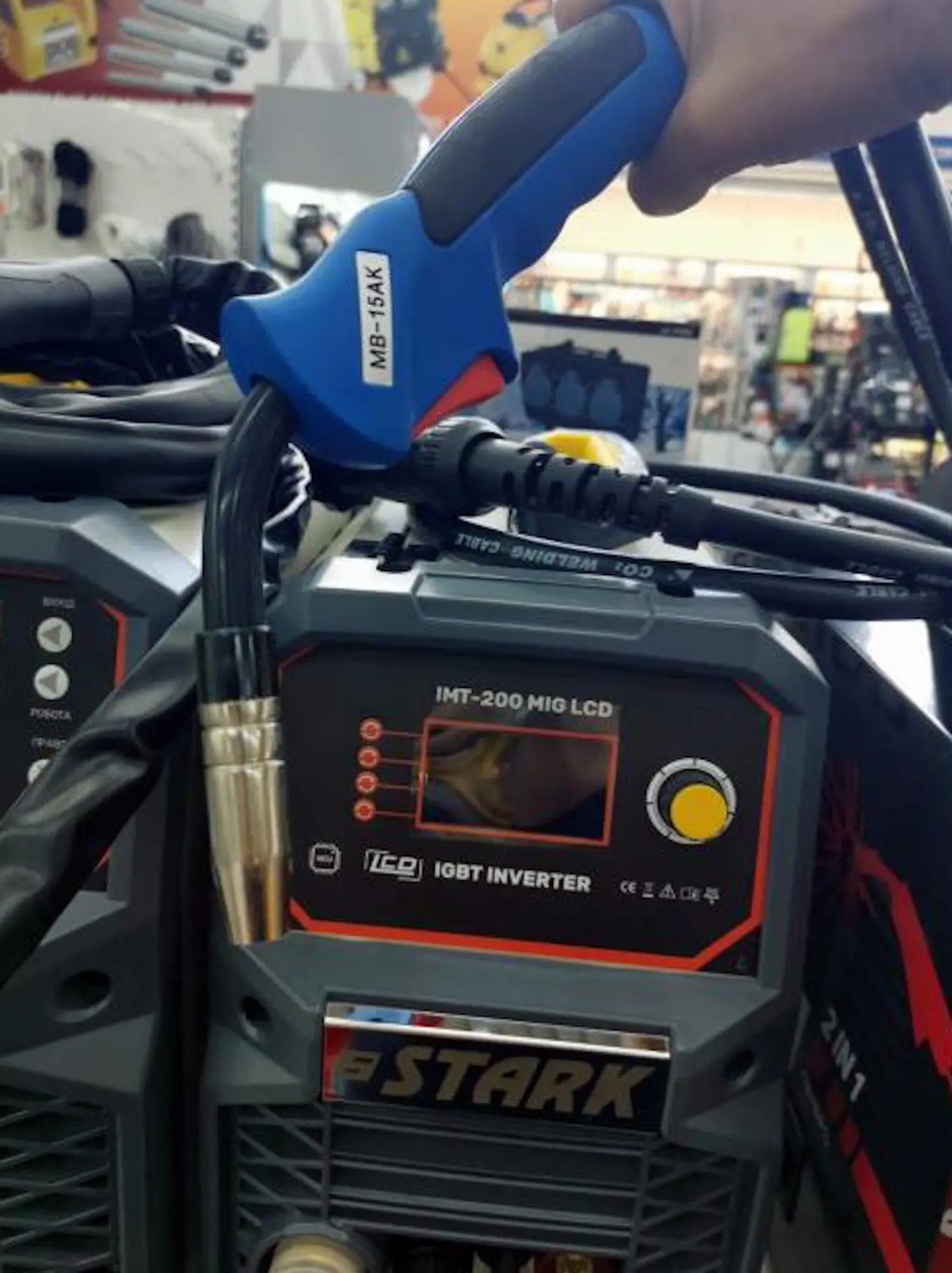 Aparat de sudat Stark IMT-200 MIG LCD (230600200)