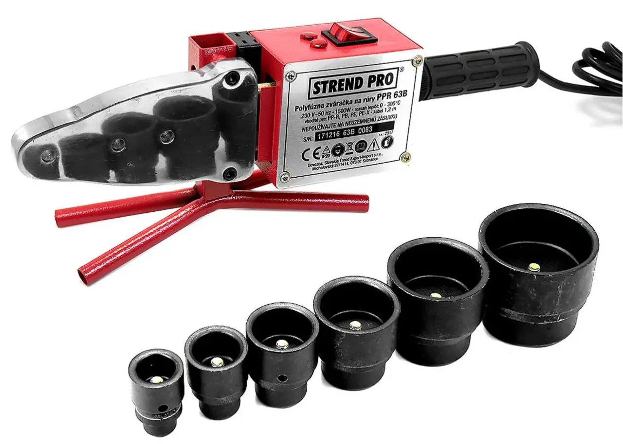 Паяльный аппарат для труб Strend Pro PPR 63B
