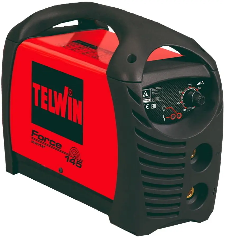 Aparat de sudat cu invertor Telwin Force 145 (Black/Red)