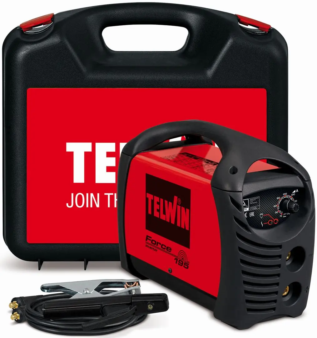 Aparat de sudat cu invertor Telwin Force 165 (Red/Black)