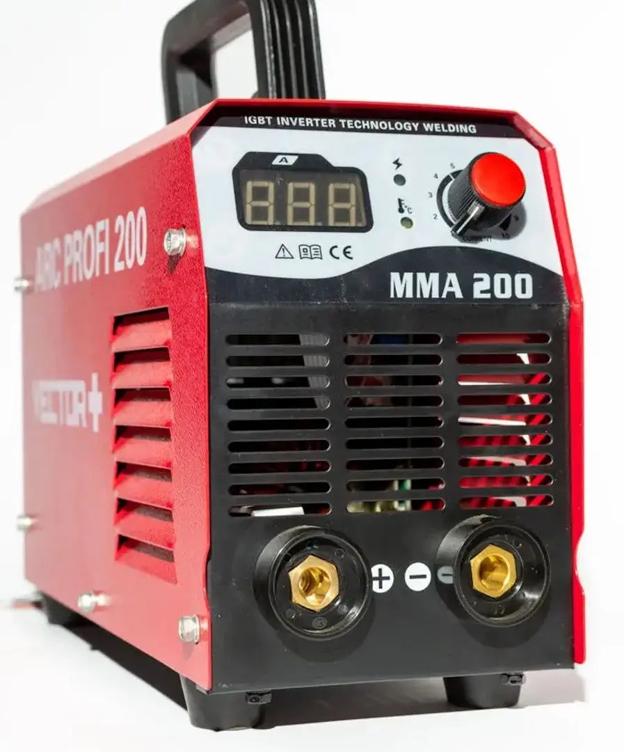 Aparat de sudat Vector Plus MMA200TZ (Black/Red)