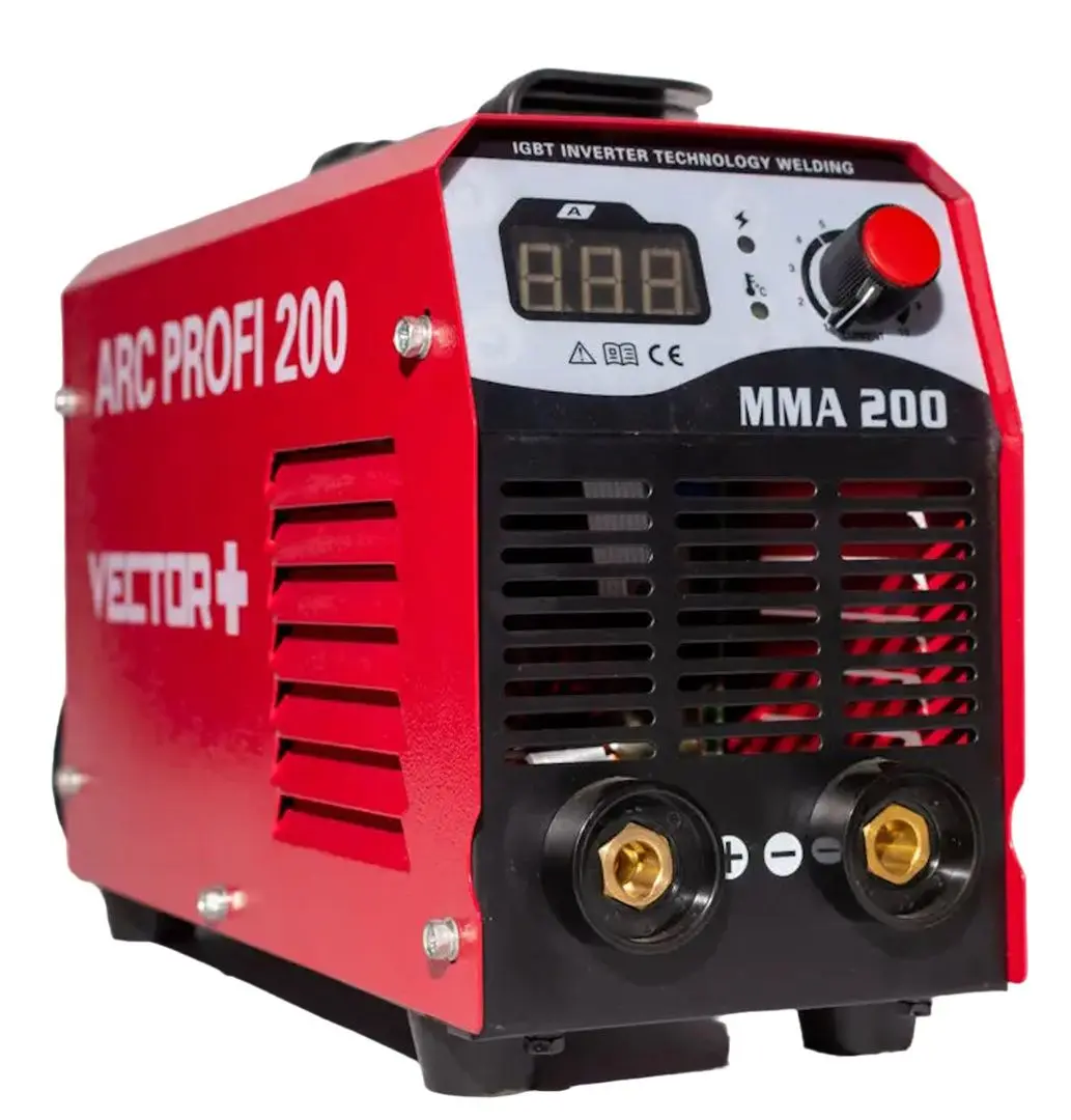 Aparat de sudat Vector Plus MMA200TZ (Black/Red)