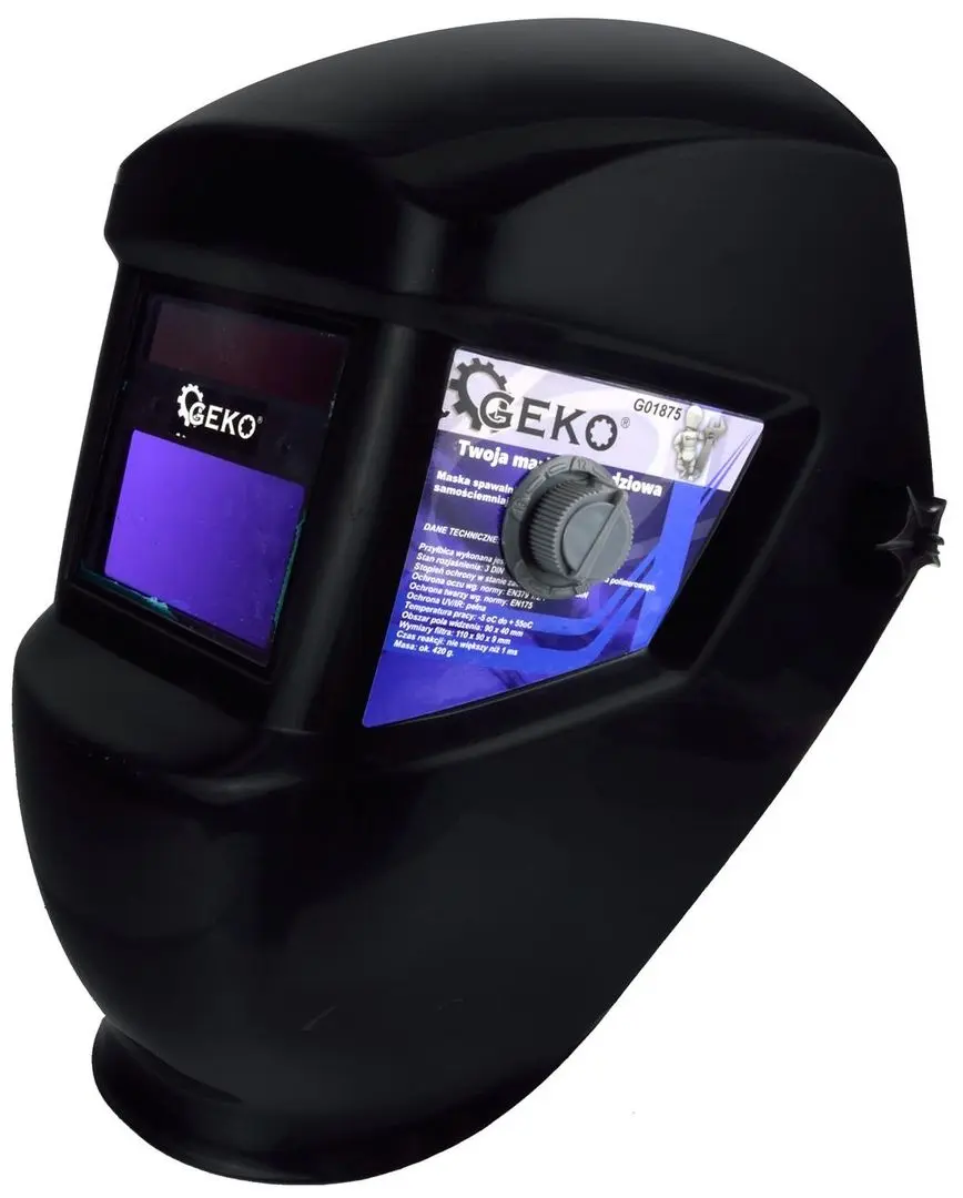 Masca de sudura Geko G01875 (Black)