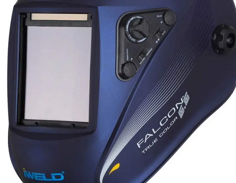 Сварочная маска Iweld Falcon 5.5 (Metallic Blue) - 3