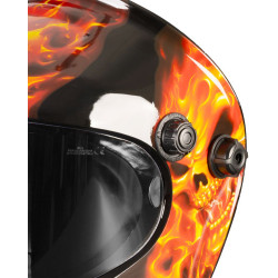 Masca de sudat Strend Pro Galaxy Fire Skull (Black/Orange) Thumb