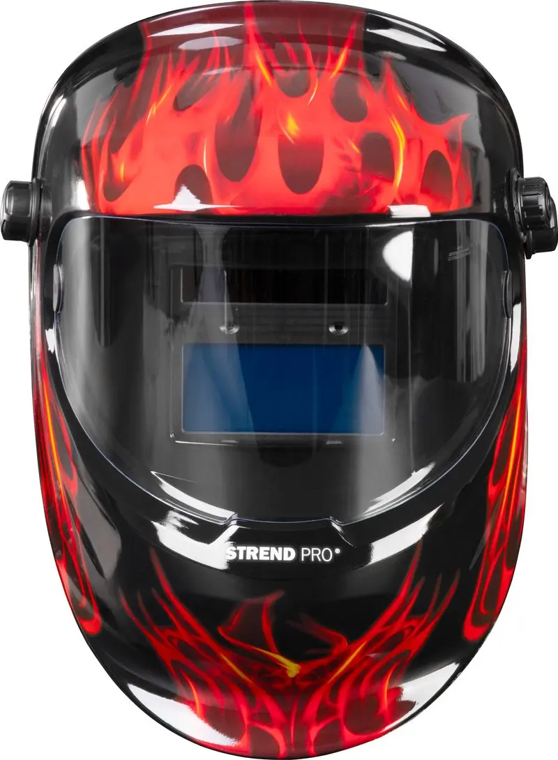 Сварочная маска Strend Pro Galaxy Flame (Black/Red)