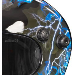Сварочная маска Strend Pro Galaxy Lightning (Black/Blue) Thumb