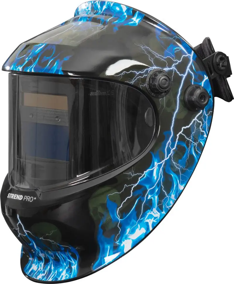Сварочная маска Strend Pro Galaxy Lightning (Black/Blue)