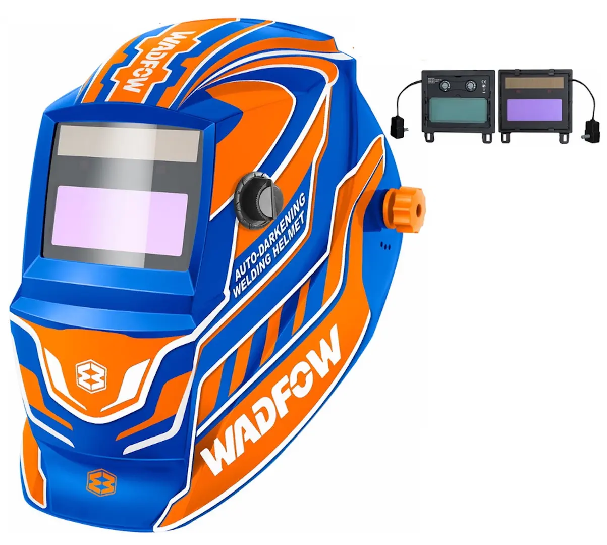 Маска сварочная Wadfow WWH3502 (Blue/Orange)