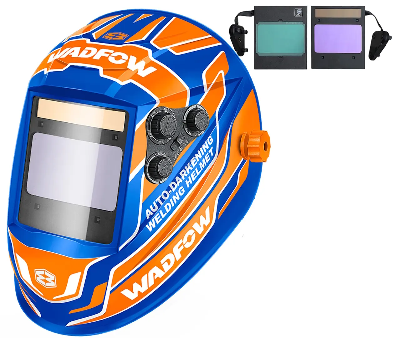 Masca de sudura Wadfow WWH3503 (Blue/Orange)