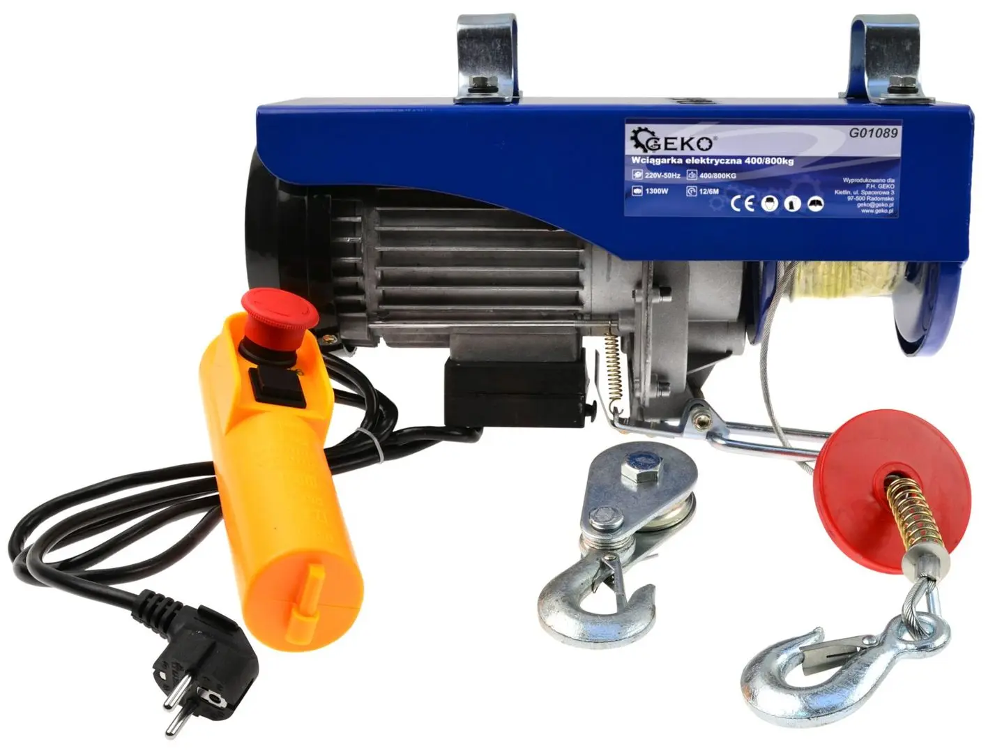 Лебедка электрическая Geko G01089 - 2