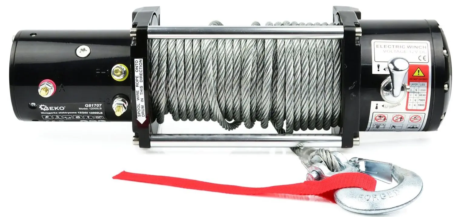 Лебедка электрическая Geko G81707 - 2