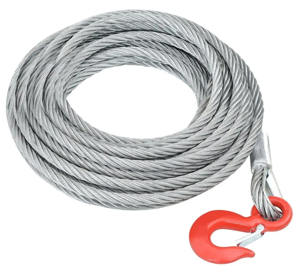 Troliu cu cablu VidaXL 146679